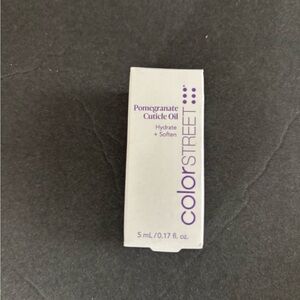 Color Street Pomegranate Cuticle Oil - Purple Text
